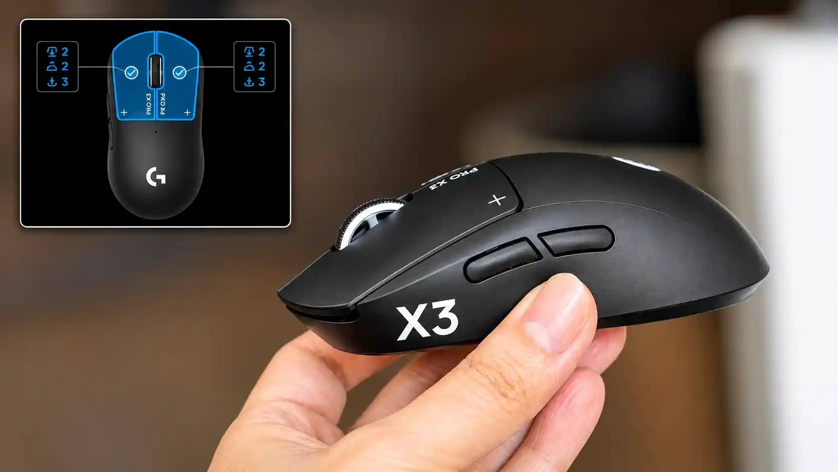 Logitech G Pro X3 Superstrike améliore son équilibre