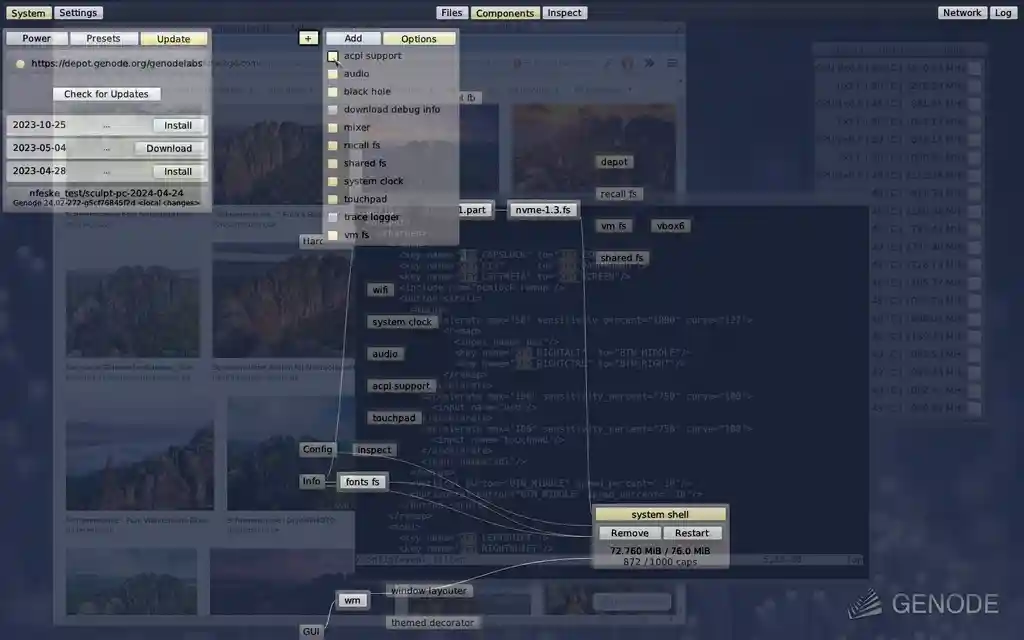 Sculpt OS 26.10 basée sur Genode est disponible