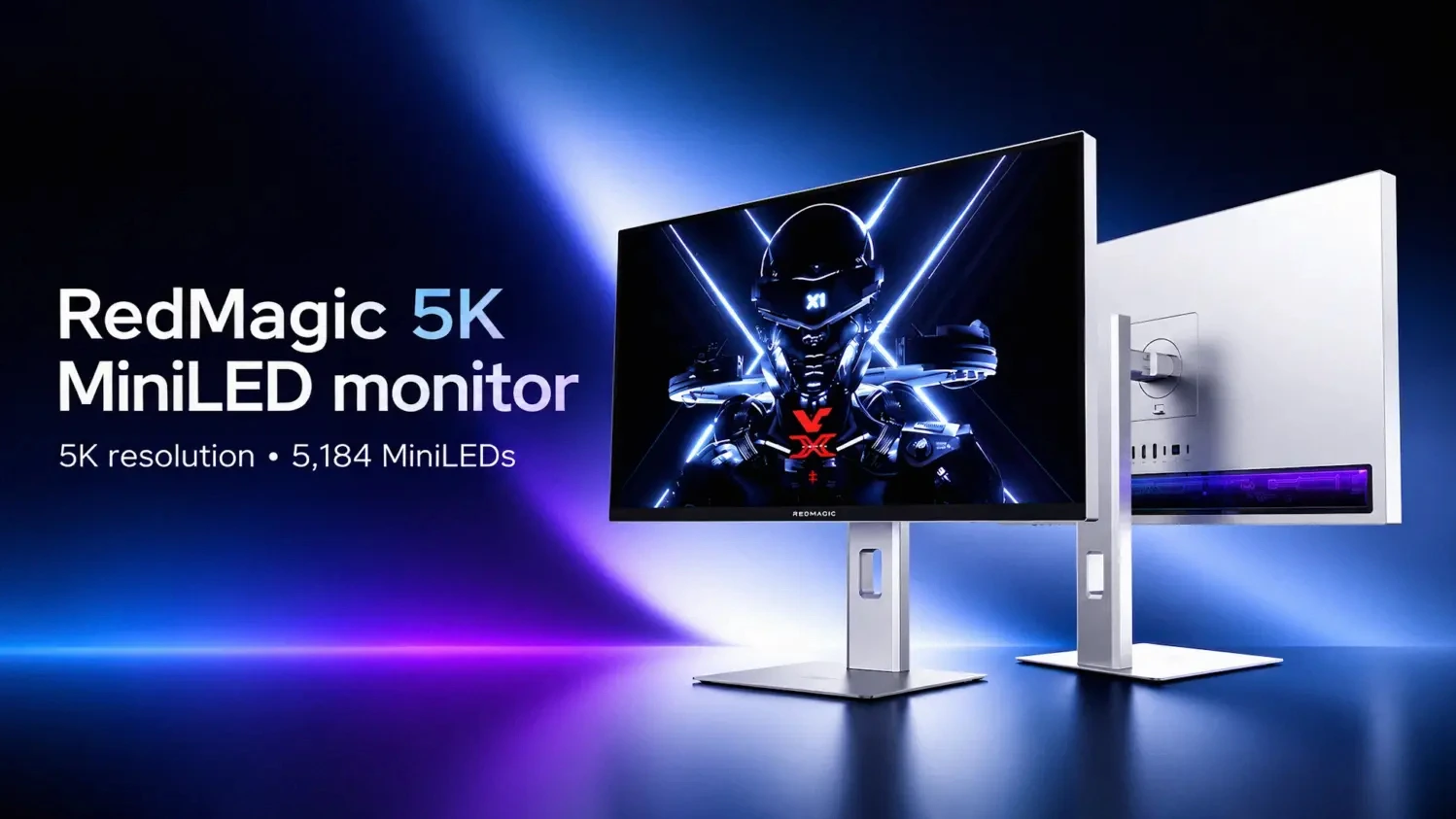 Monitor REDMAGIC 5K com Mini LED e 5184 zonas de escurecimento é avaliado em 970 dólares