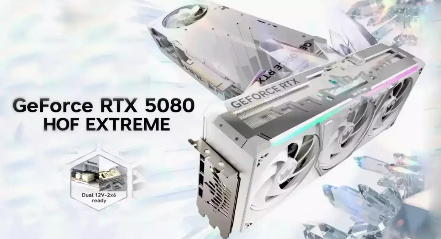 GALAX、12V-2×6コネクタを2基備えたRTX 5080 HOF Extremeを発表