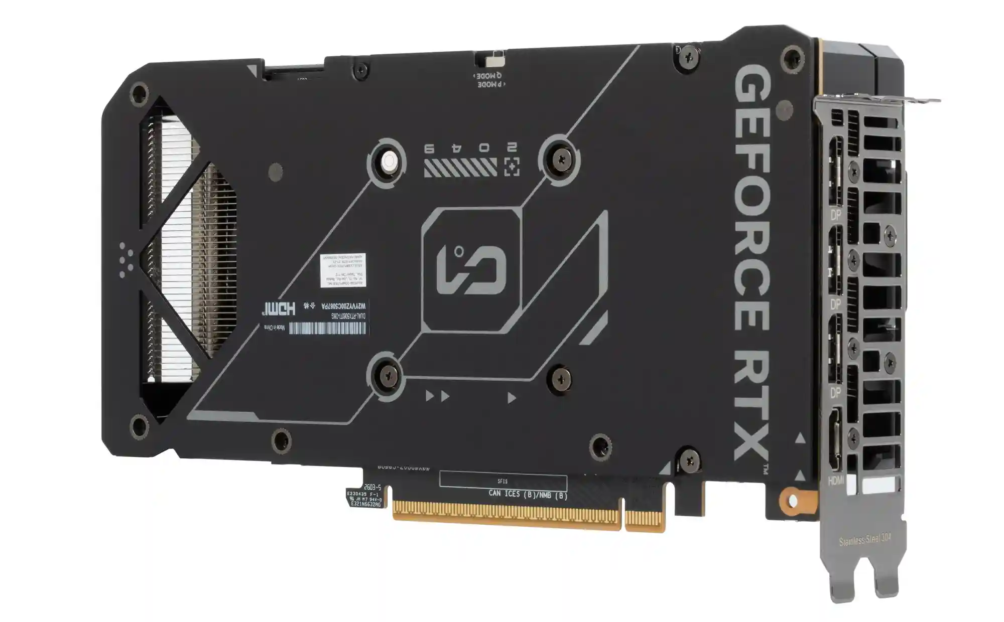 Asus Dual GeForce RTX 5060 Ti OC 8GB レビュー:余計な装飾のないコンパクトなグラフィックスカード