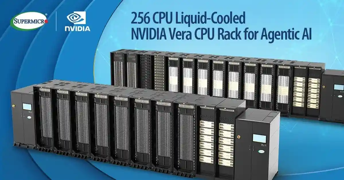 Supermicro presenta rack con 256 CPU NVIDIA Vera