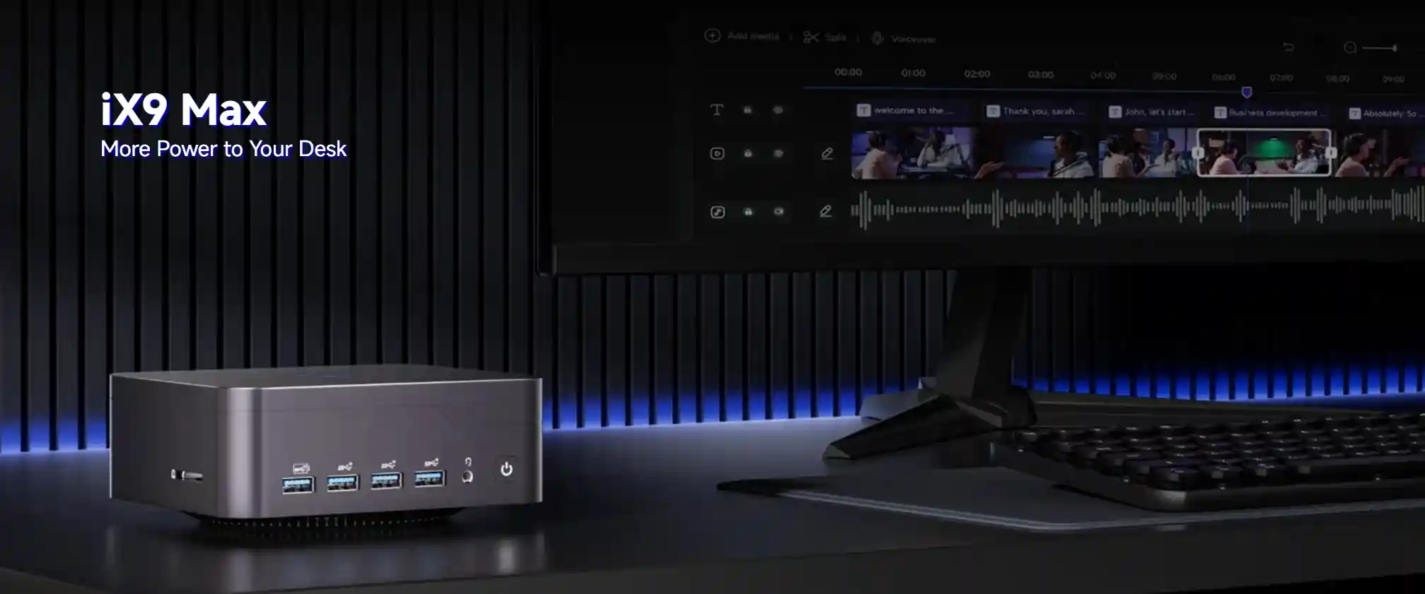 Vzmore presenta il mini PC iX9 Max con CPU da 65 W