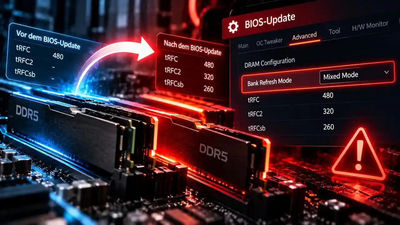 Nuovi BIOS per AM5 causano instabilità della memoria DDR5