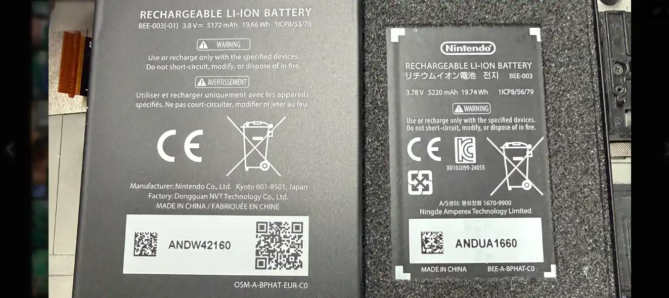 Nova revisão do Nintendo Switch 2 mantém a tela anterior e ganha compartimento de bateria redesenhado